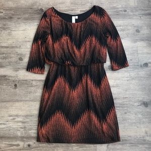 Emma & Michele Chevron Dress